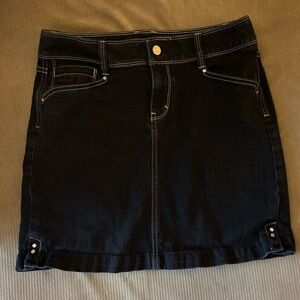 White House Black Market Denim Skirt Sz 4